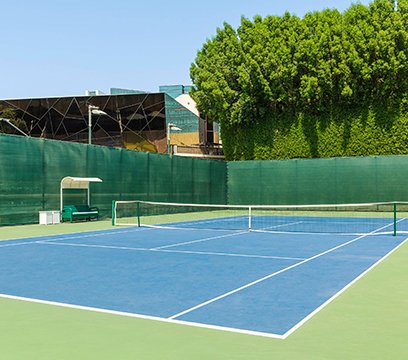 TENNIS AND SQUASH COURTS
